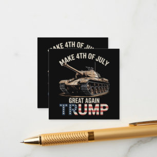 Carte D'accompagnement Trump rend le 4 juillet à nouveau génial avec l'ar