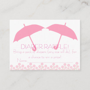 Carte D'accompagnement Twin Baby Girl Douche Refroidisseur Billets