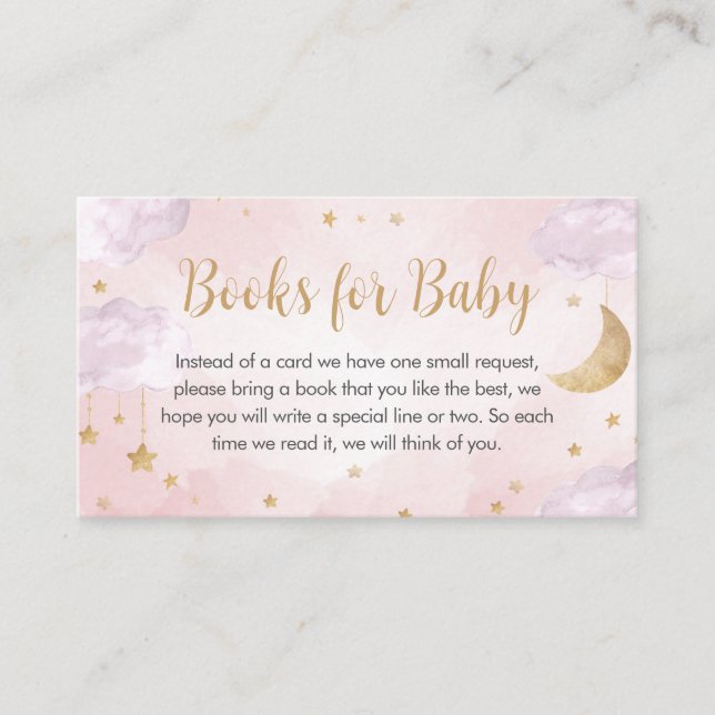 Carte D'accompagnement Twinkle Little Star Baby Shower Books for Baby (Devant)