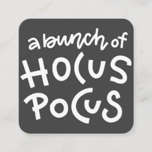 Carte D'accompagnement Typographie moderne Cute Hocus Pocus Halloween