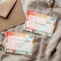 Typographie moderne fleurie les détails