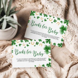 Carte D'accompagnement Un Baby shower De Charme Un Peu Chanceux Demande D