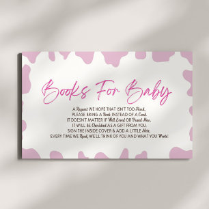 Carte D'accompagnement Un Baby shower De Rodéo Petite Femme Livres Pour B