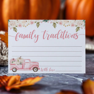Carte D'accompagnement Un Baby shower Un Peu Citrouille Traditions Famili