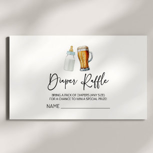 Carte D'accompagnement Un Bébé Brasse Du Baby shower De Bière Déchets Raf