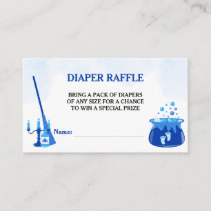 Carte D'accompagnement Un Bébé brasse du Baby shower de sorcière Raffle