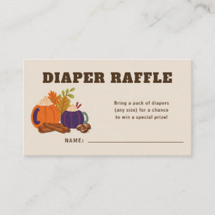 Carte D'accompagnement Un bébé brasse du Baby shower Déchet Raffle
