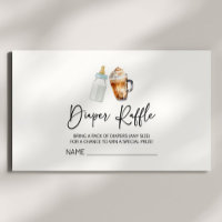 Un Bébé Brasse Du Café Baby shower Déchets Raffle