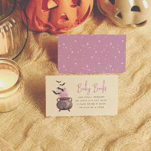Carte D'accompagnement Un Bébé Brûle Des Livres D'Halloween Pour Bébé