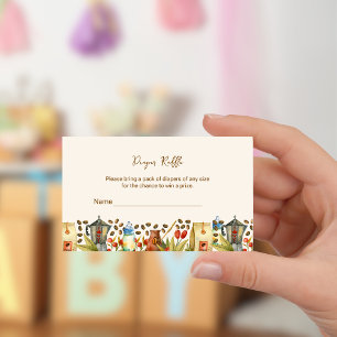 Carte D'accompagnement Un Bébé Est En Train De Brûler Un Billet De Raffle