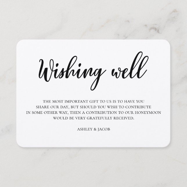 Carte D'accompagnement Un mariage rustique qui souhaite bien. Insertion k (Devant)