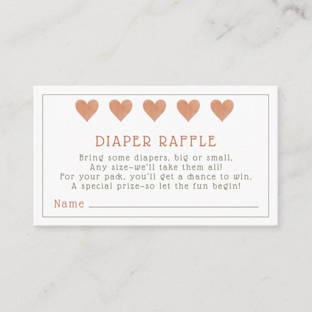 Carte D'accompagnement Un nouveau chapitre commence le boîtier de Baby sh (Devant)