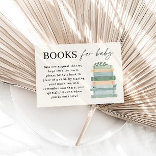 Carte D'accompagnement Un nouveau chapitre commence les livres Baby showe