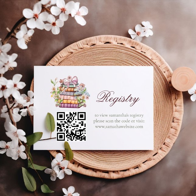 Carte D'accompagnement Un nouveau registre de Fête des mariées de livre d (Créateur téléchargé)