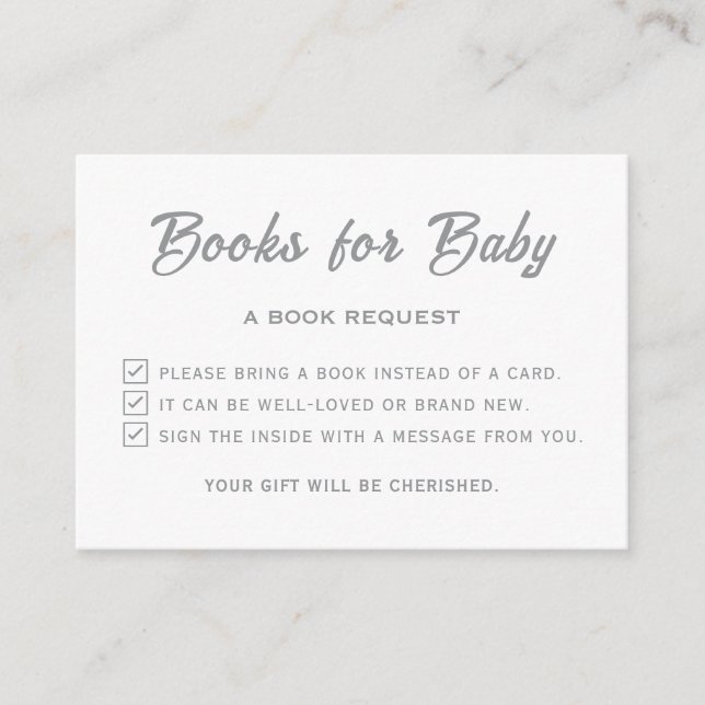 Carte D'accompagnement Un Petit Baby shower De Flocon De Neige S'Il Vous  (Devant)