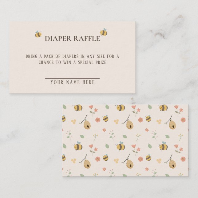 Carte D'accompagnement Un petit bébé est en route, fête prénatale bébé  (Devant / Derrière)