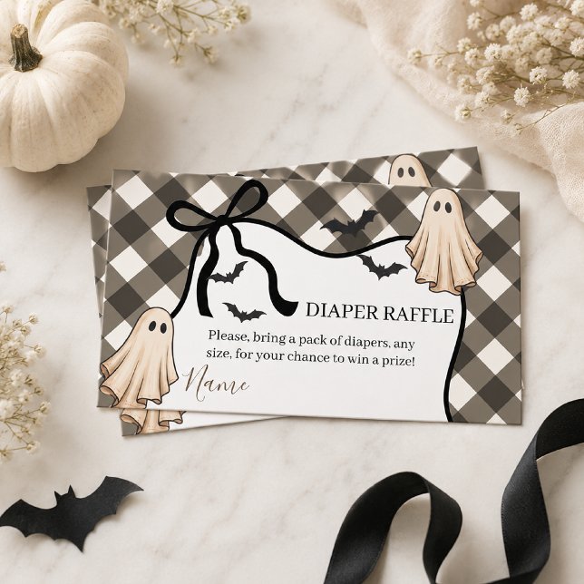 Carte D'accompagnement Un petit bébé Halloween Shower Couche (Créateur téléchargé)