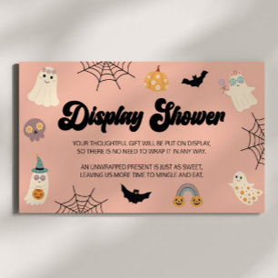 Carte D'accompagnement Un Petit Boo Halloween Baby shower Affichage Douch