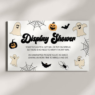 Carte D'accompagnement Un Petit Boo Halloween Baby shower Affichage Douch