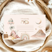 Un petit dragon est sur le chemin Note pour bébé