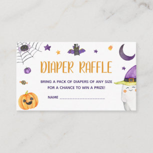 Carte D'accompagnement Un Petit Fantôme Halloween Raffle de couche