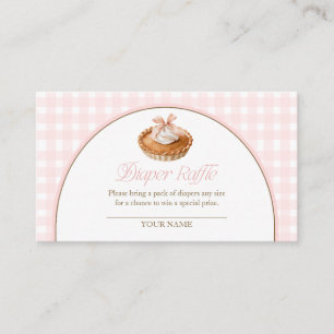 Carte D'accompagnement Un Petit Gâteau Diaporama Rose Vichy Tirage au Sor