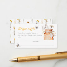 Un Petit Miel Sur Le Chemin Baby shower Aquarelle