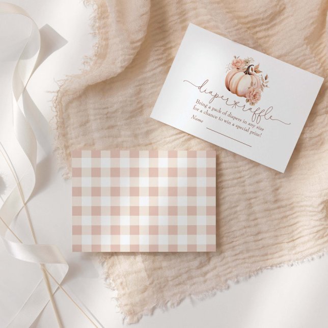 Carte D'accompagnement Un Petit Raffin De Chute Citrouille (Créateur téléchargé)