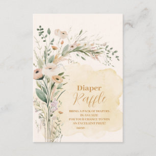 Carte D'accompagnement Un Petit Raffle Fleur sauvage De Diapper Nature Bo