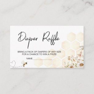 Carte D'accompagnement Un peu de Baby shower d'abeilles de miel