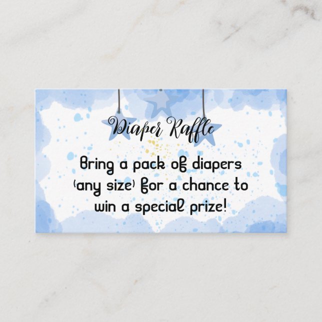 Carte D'accompagnement Un peu de joie : Baby shower d'aquarelle (Devant)