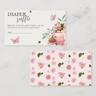 Carte D'accompagnement Une baby shower pour bébé en route Tirage au sort