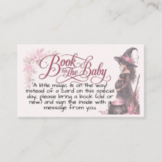 Carte D'accompagnement Une Baby Shower Rose "Un Bébé est en Route" pour H
