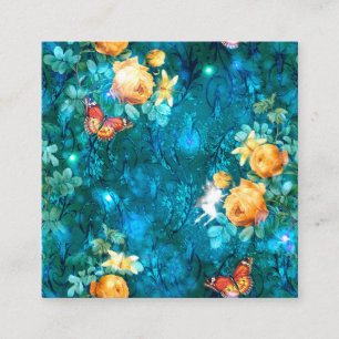 Carte D'accompagnement Une fée dans le jardin Série Design 11