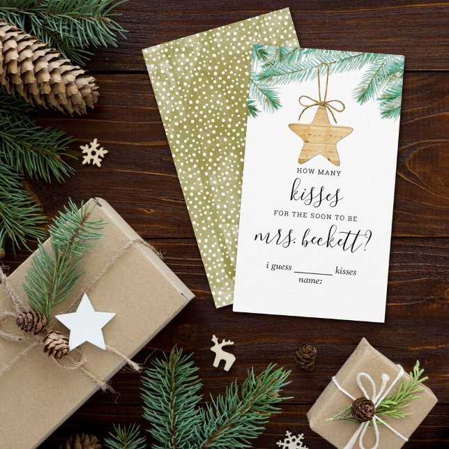 Carte D'accompagnement Une Jolie Petite Fête des mariées Devine Le Jeu De (Créateur téléchargé)