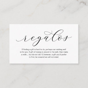 Carte D'accompagnement Une Note Sur Les Cadeaux De Mariage, Regalos, Beau