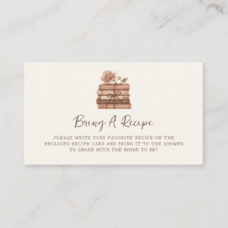 Carte D'accompagnement Une nouvelle recette de douche de mariage