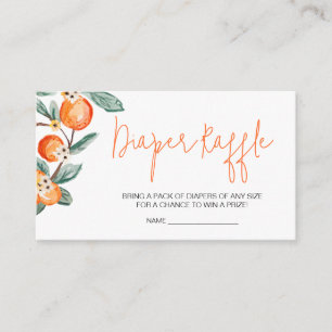 Carte D'accompagnement Une petite croûte est sur le chemin Orange Diaper