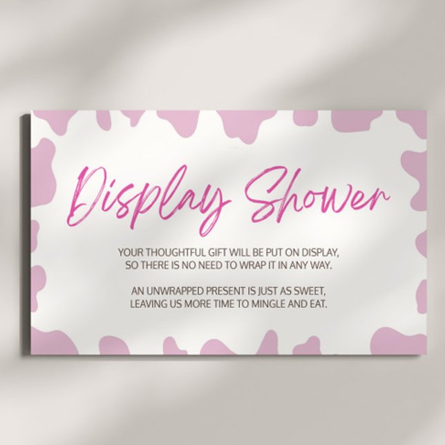 Carte D'accompagnement Une petite fille Rodéo Baby shower Affichage douch (Créateur téléchargé)