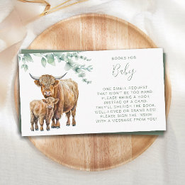 Carte D'accompagnement Vache des Highlands Ferme Animaux Livres Pour Bébé