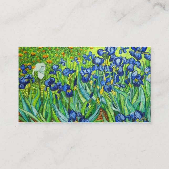 Carte D'accompagnement Van Gogh Irises (Devant)