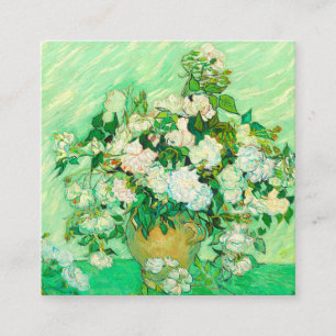 Carte D'accompagnement Van Gogh White Roses