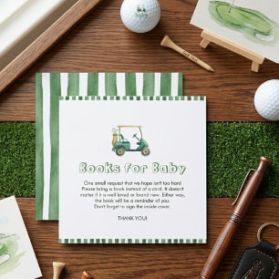 Carte D'accompagnement Vert Nouveau dans les livres de chariot de golf po