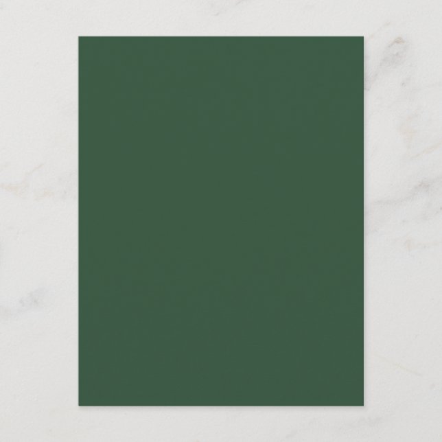 Carte D'accompagnement Vert Pin (Devant)