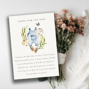 Carte D'accompagnement Vêtements Pour Garçon En Foliage Feuillus Livres P