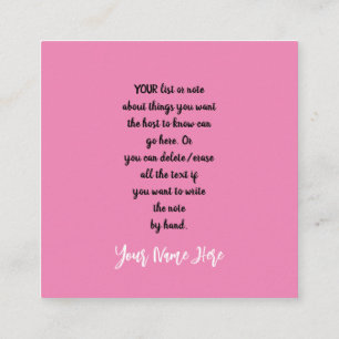 Carte D'accompagnement Veuillez Noter Fashion Steampunk Skeleton Ghost