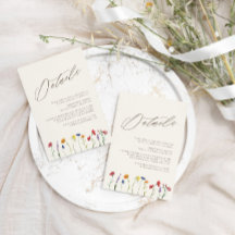 Vibrant coloré Fleur sauvage moderne Mariage détai