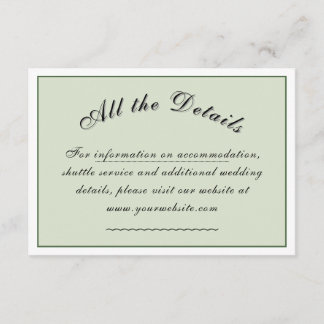 Carte D'accompagnement Victorian Meadow 'Tous les détails'