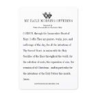 Vierge Marie Catholique Matin Offrant La Prière