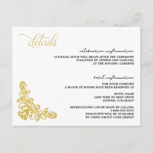Carte D'accompagnement Vintage